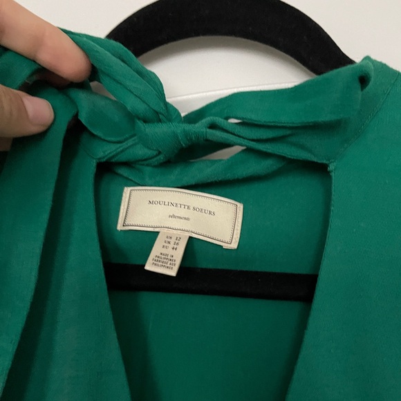Anthropologie/Moulinette Soeurs size 12! Emerald Green - Picture 4 of 5